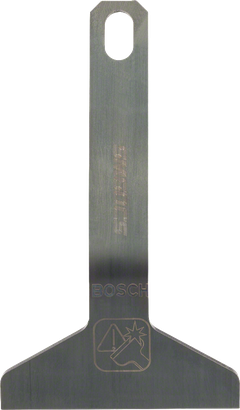 Lame de grattoir Bosch SM 60 CS pour enlever la matière.