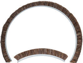 Ensemble de bagues de protection pour brosse d'extraction de poussière Bosch .