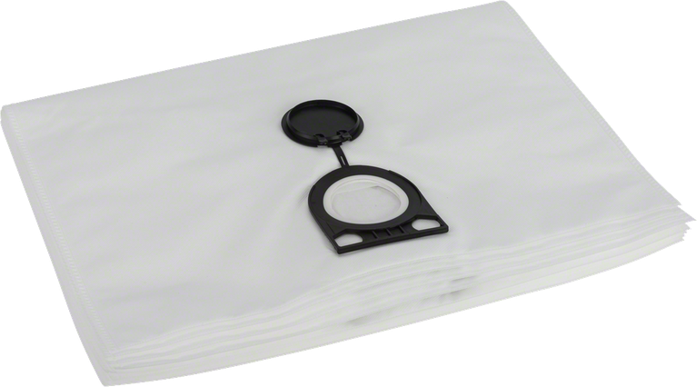 Sac filtrant en non-tissé Bosch pour systèmes d'extraction de poussière.