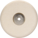Roue de polissage en feutre Bosch pour une finition de surface fine.