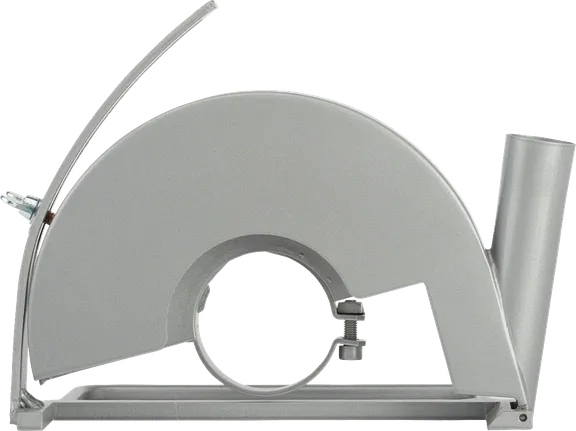 Carter de protection Bosch pour meuleuses d'angle avec orifice d'aspiration des poussières.
