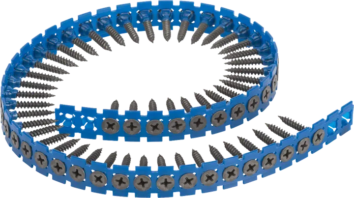 Bande de vis pour cloisons sèches Bosch pour tournevis.