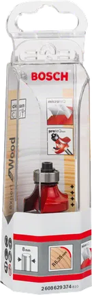 Bosch expert pour fraise à arrondir le bois 8 mm R1 6,35 mm.