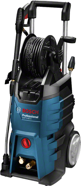 Nettoyeur haute pression Bosch GHP 5-65 X avec enrouleur de tuyau.