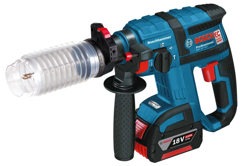 Marteau perforateur Bosch GBH 18 V-EC avec batterie 18V.