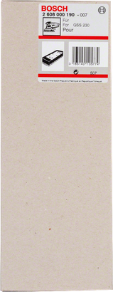 Plateau de ponçage Bosch pour GSS 230.