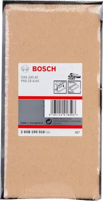 Feuille abrasive pour perforatrice Bosch 3/8″.