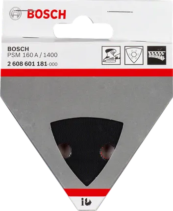Feuille abrasive Bosch PSM 160 A pour ponceuse multifonctions.