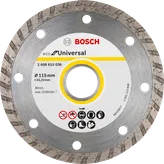 Disque à tronçonner diamanté universel Bosch 115 mm pour multi-matériaux.