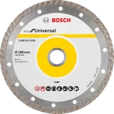 Disque à tronçonner diamanté universel Bosch pour meuleuses de 180 mm.
