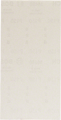 Feuille abrasive Bosch grain 150 pour une finition de surface fine.
