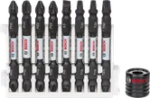 Jeu d'embouts de tournevis Bosch Impact Control, assortiment de 9 pièces.