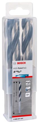 Coffret de forets Bosch HSS PointTeQ 29/64″.