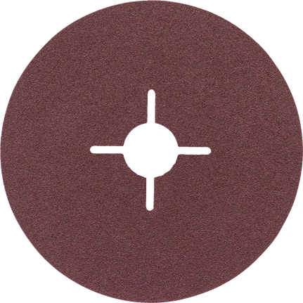 Disque abrasif fibre Bosch R444 Expert pour métal, grain 100.