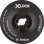 Plateau de support Bosch X-LOCK 150 mm dur pour meuleuses.