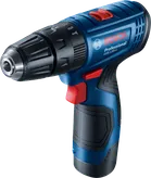 Perceuse-visseuse sans fil Bosch GSB 120-LI, poignée ergonomique.