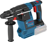 Marteau perforateur Bosch GBH 18V-26 avec poignée latérale.