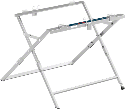 Support de scie Bosch GTA 560 avec cadre pliable.