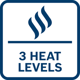  Trois niveaux de chaleur pour un confort optimal par temps froid