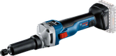 Meuleuse droite sans fil Bosch GGS 18V-10 SLC avec pince de serrage.
