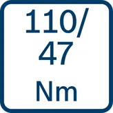 Perceuse-visseuse sans fil Bosch GSB 18V-110 C avec poignée latérale.