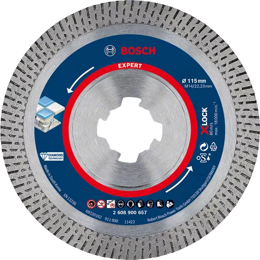 Bosch Professional Meuleuse d'angle GWX 750-125 (disque Ø 125 mm, avec jeu  de 5