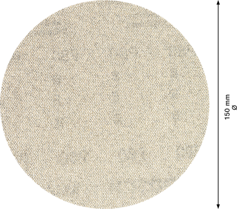 Disque de ponçage Bosch EXPERT M480 Filet 150 mm G80.