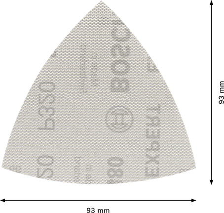Filet abrasif Bosch EXPERT M480, grain 93 mm, 320 feuilles.