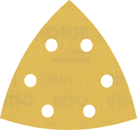 Papier abrasif Bosch EXPERT C470 93mm grain 400 6 trous.