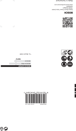 Papier abrasif Bosch EXPERT C470 100x150mm 7 trous grain 180.