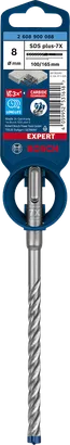 Foret Bosch SDS plus-7X 8 × 100 × 165 mm.