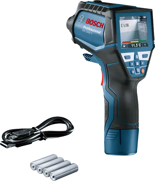 Détecteur thermique Bosch GIS 1000 C avec écran.