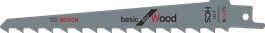 Lame de scie alternative pour la coupe du bois Bosch S617K.