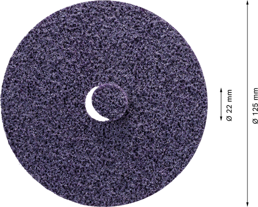 Disque extra grossier Bosch EXPERT N477 SCM pour meuleuses d'angle.