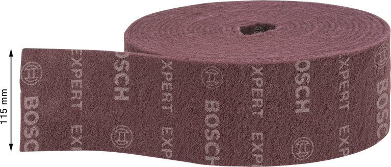 Rouleau de polaire Bosch EXPERT N880 très fin marron 115mm x 10m.