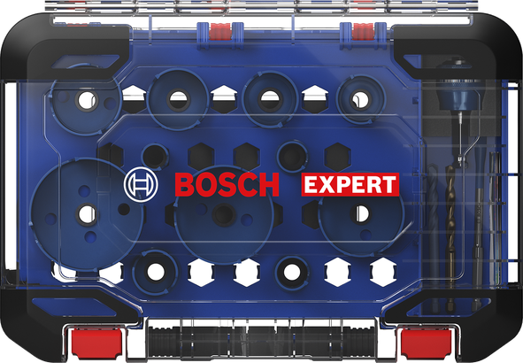 Ensemble de scies cloches pour matériaux de construction Bosch EXPERT 15 pièces.