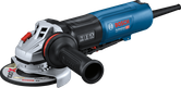 Meuleuse d'angle Bosch GWS 17-125 PSB avec poignée latérale.