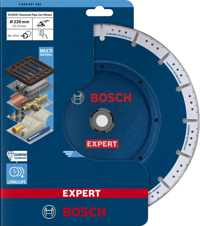 EXPERT Diamond Pipe Cut Wheel