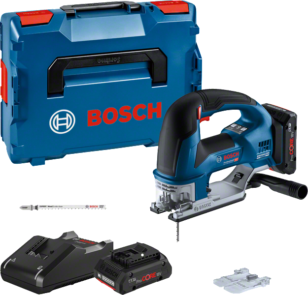 Ensemble de scie sauteuse sans fil Bosch GST 18V-155 BC.