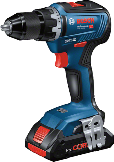 Bosch GSR 18V-55 accuboormachine met ProCORE accu.