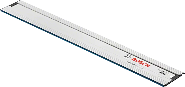 Rail de guidage Bosch FSN 1100 pour un guidage précis de la scie.