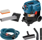 Aspirateur eau et poussière Bosch GAS 35 M AFC avec accessoires.