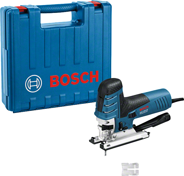 Scie sauteuse Bosch GST 150 CE avec mallette de transport.