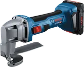 Cisaille à métaux sans fil Bosch GSC 18V-16 avec batterie ProCore 4Ah.