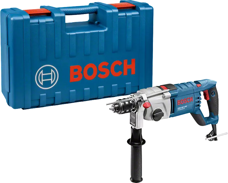 Perceuse à percussion Bosch GSB 162-2 RE avec coffret de transport.