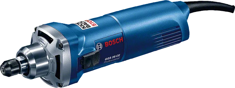 Meuleuse droite Bosch GGS 28 CE pour un meulage de précision.