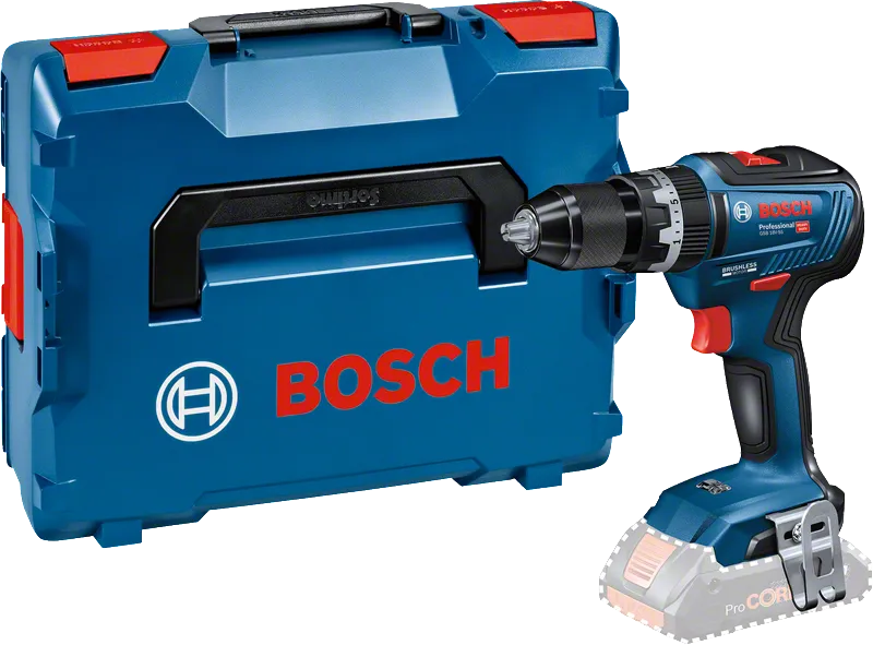 Perceuse-visseuse sans fil Bosch GSB 18V-55 avec coffret.