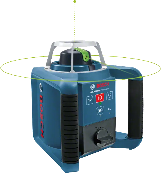 Bosch Professional Laser rotatif GRL 400 H (Commande par bouton unique,  Portée: 400 m (diamètre), coffret de transport) & 0601091200 Trépied Bleu