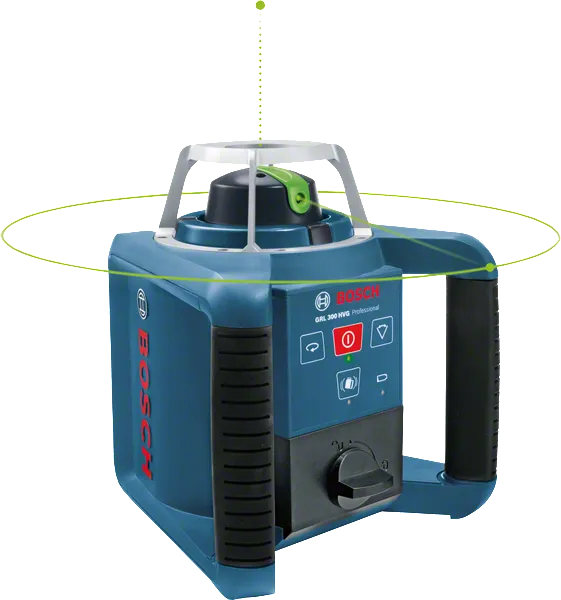 Outil de nivellement laser rotatif Bosch GRL 300 HVG.