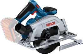 Scie circulaire sans fil Bosch GKS 185-LI avec guide latéral.